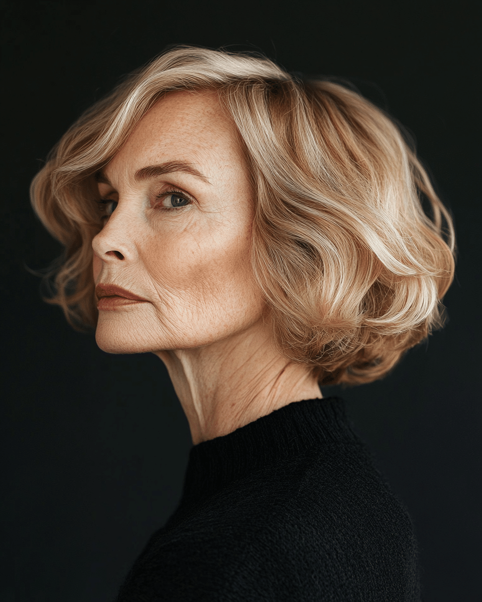 khaoula0921_A_STILL_OF_AN_OLD_WOMAN_FEMALE_WITH_Chic_Textured_af3758ab-8b8b-46a3-bc81-9476f93da684_2 13 Gorgeous Short Haircuts for Women Over 40 That You Need to See in 2025