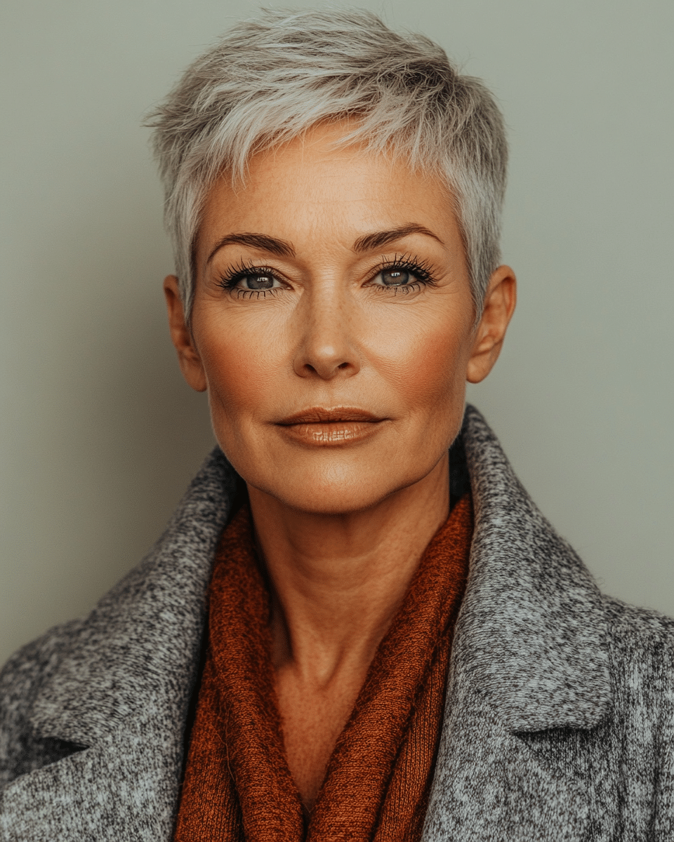 khaoula0921_A_STILL_OF_AN_OLD_WOMAN_FEMALE_WITH_Polished_Boyi_7ab5253e-a360-4e7c-93e2-a26672cecfa8_1 13 Gorgeous Short Haircuts for Women Over 40 That You Need to See in 2025
