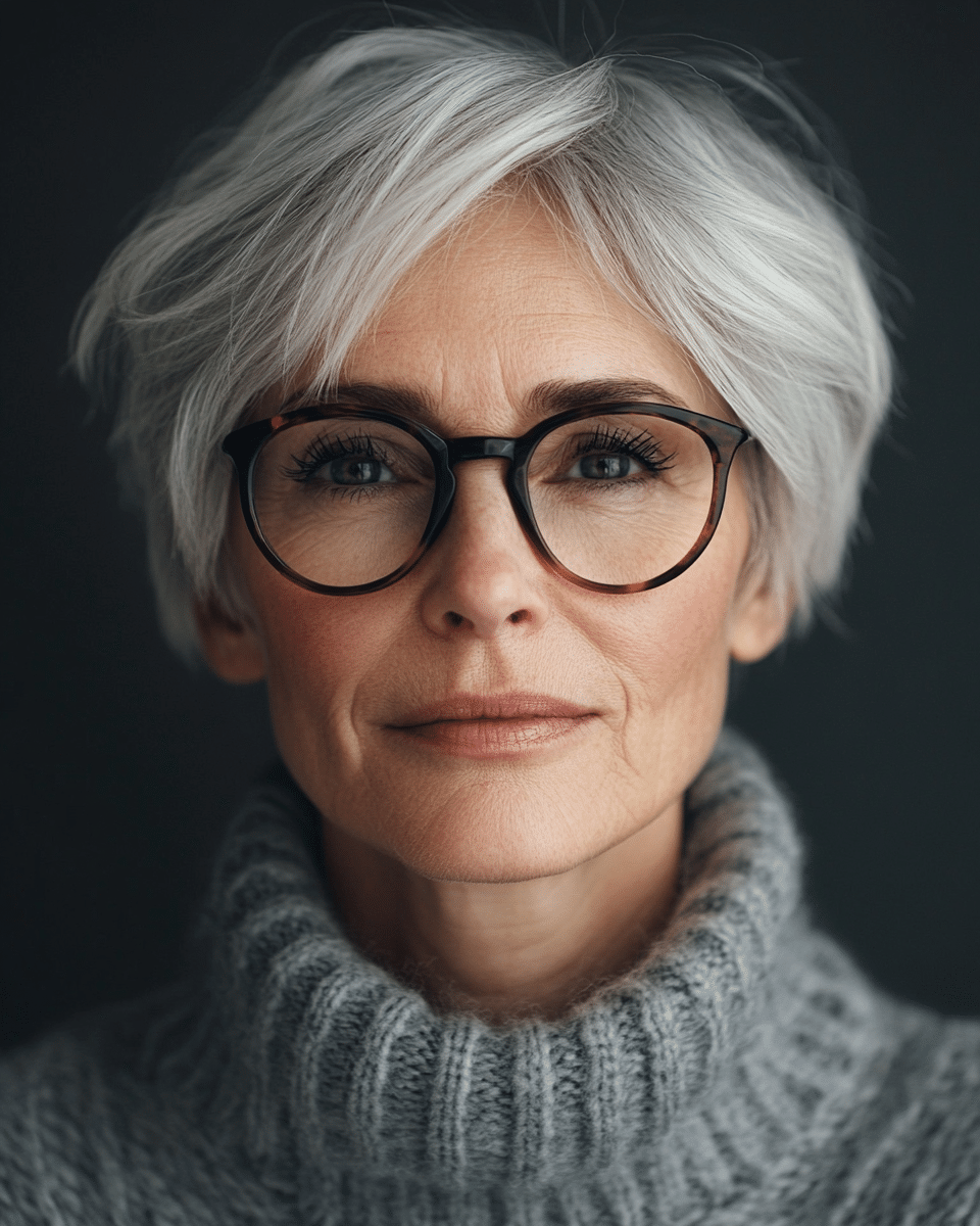 khaoula0921_A_STILL_OF_AN_OLD_WOMAN_FEMALE_WITH_Textured_Pixi_13ed0333-e6f1-416e-a6ab-34ee4d55d797_3 Top 13 Short Hairstyles for Women Over 60: Look Stylish and Youthful