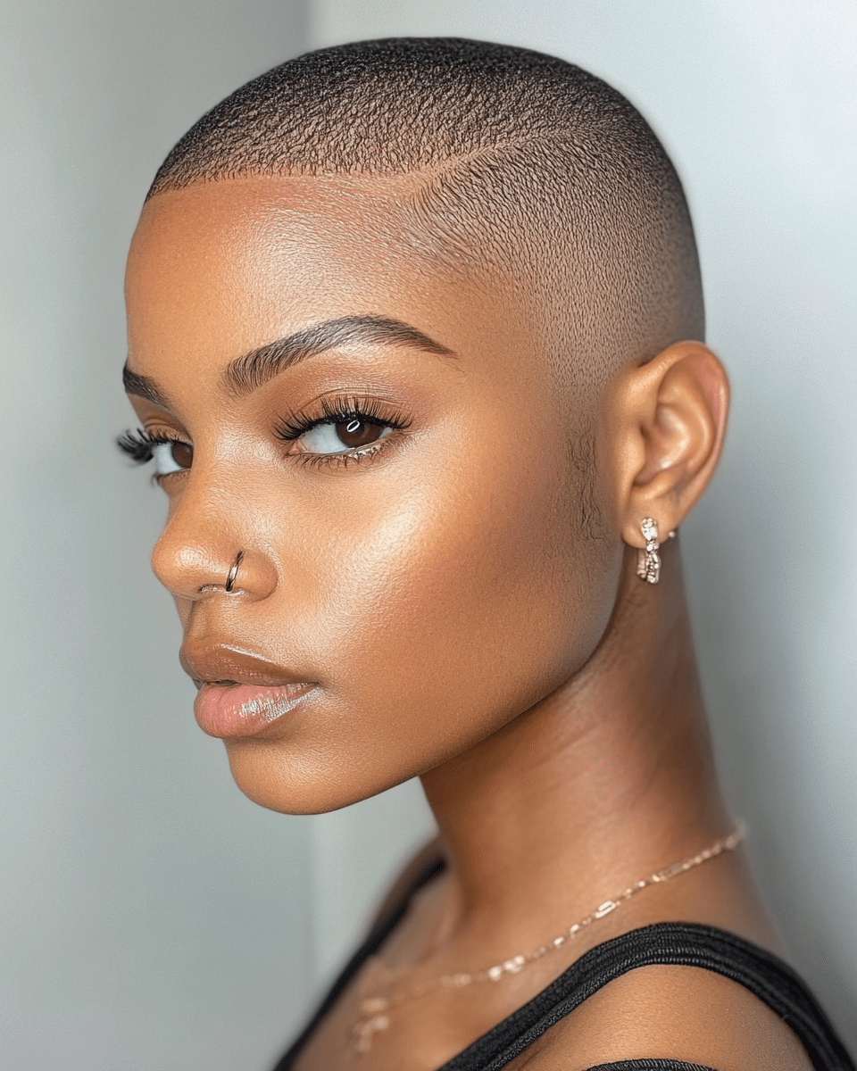 khaoula0921_A_STILL_OF_Buzz_Cut_A_front_view_of_a_Black_woman_20d77d02-d151-41e9-9dd2-4417d8dfa95a_1 Top 13 Short Hairstyles for Black Women: Bold, Stylish, and Low-Maintenance