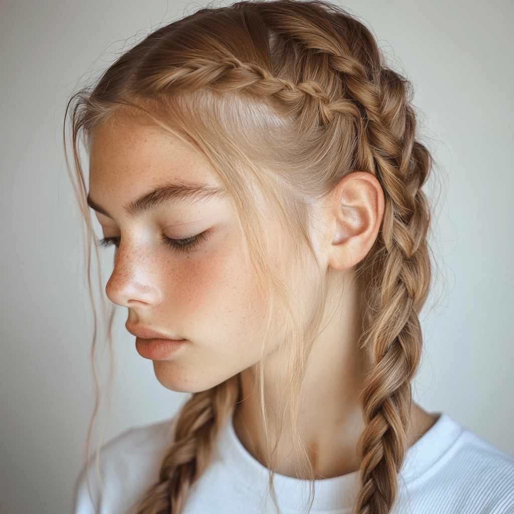 khaoula0921_A_STILL_OF_Double_Dutch_Braids_with_Loose_Ends_Th_4b00117e-3c0c-4833-aee6-162f4535ba46_0 10 Effortlessly Chic Hairstyles for a Bohemian Look