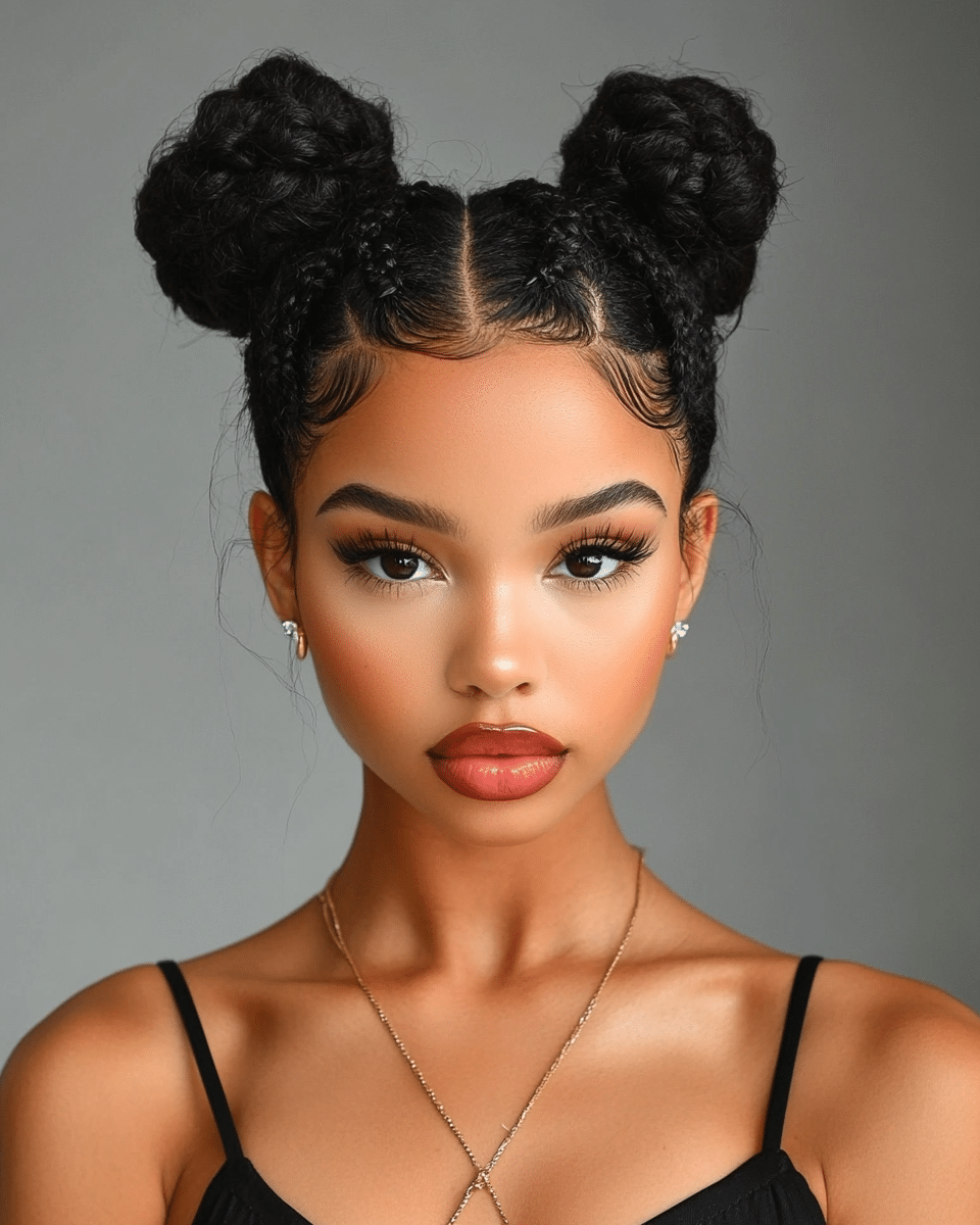 khaoula0921_A_STILL_OF_French_Braided_Double_Bun_A_classic_Fr_70017c63-984c-491b-9c74-263446f4b111_2 9 Stunning Braided Bun Hairstyles for an Elegant Look