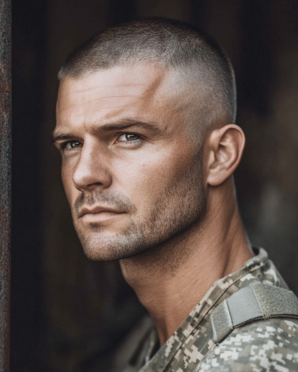 khaoula0921_A_STILL_OF_High_and_Tight_Haircut_A_military-insp_5161a5a7-d1e5-443f-90c4-85ac134fda8b_3 Men's Short Hairstyles: Discover Your Ideal Haircuts