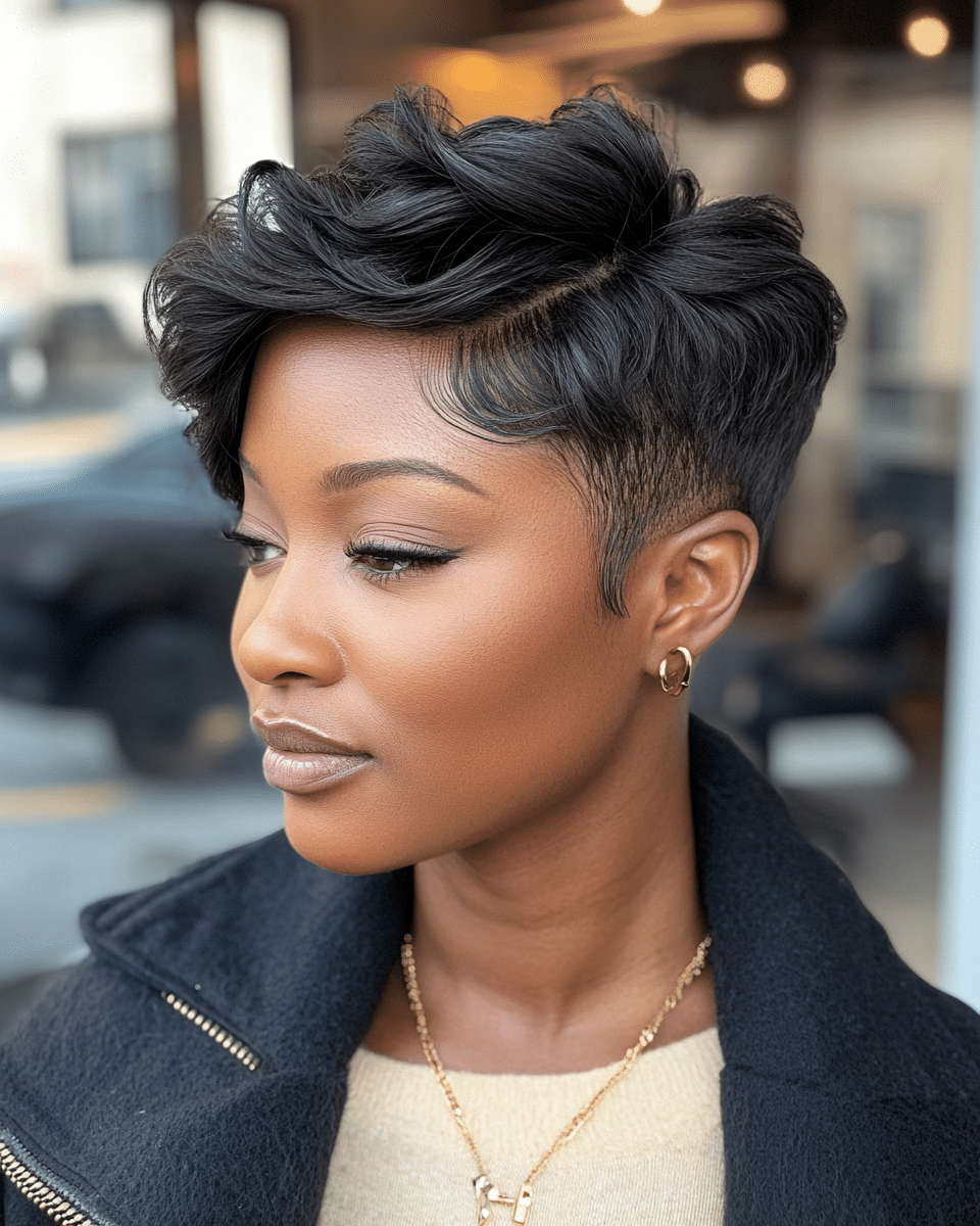 khaoula0921_A_STILL_OF_Pixie_Cut_A_close-up_of_a_Black_woman__82b0dd8f-1c39-4506-ae9b-1da2bf7af9e9_1 Top 13 Short Hairstyles for Black Women: Bold, Stylish, and Low-Maintenance