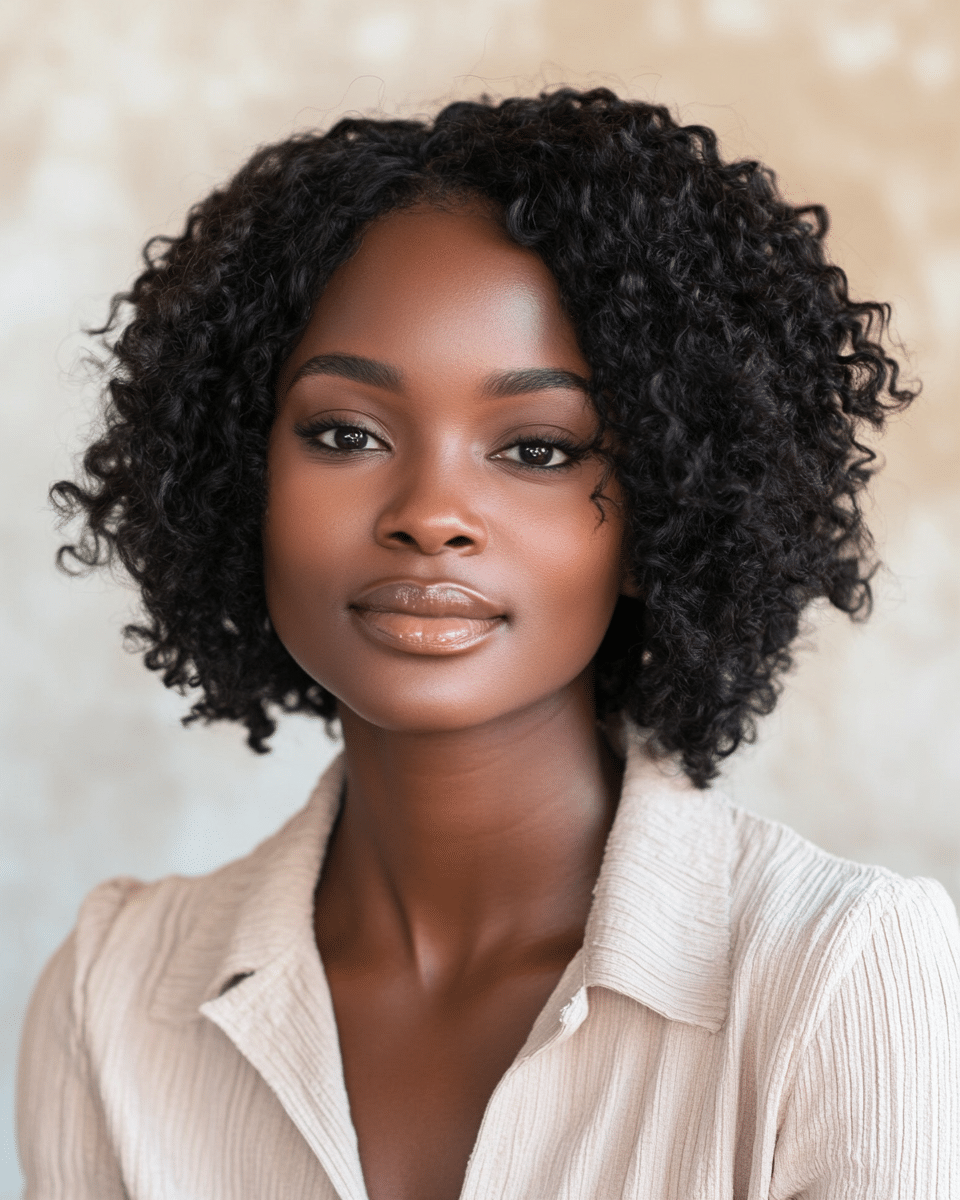 khaoula0921_A_STILL_OF_Short_Curly_Bob_A_Black_woman_with_a_c_272b6586-b643-4274-84d5-334d7ef33df7_1 (1) Top 13 Short Hairstyles for Black Women: Bold, Stylish, and Low-Maintenance