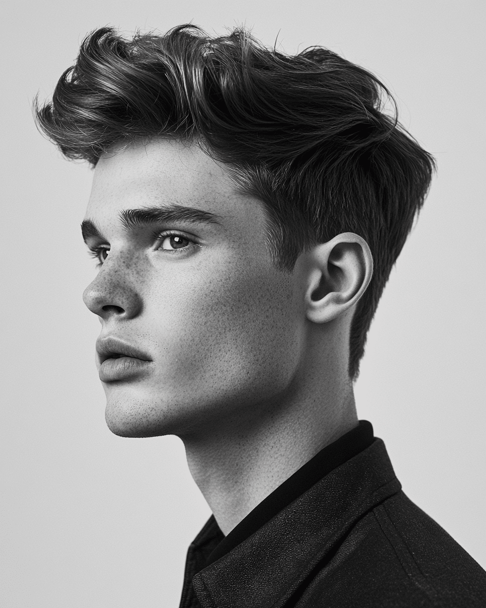 khaoula0921_A_STILL_OF_Short_Quiff_with_Taper_Fade_A_modern_q_79f889f1-48ae-49af-9f9e-e8b9bb8e49f3_3 Crew Cut Classics: 15 Timeless Looks for Men