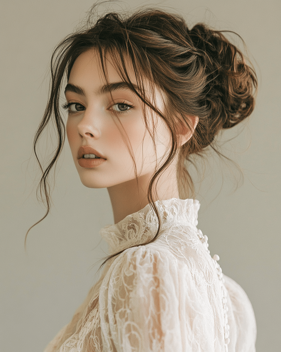 khaoula0921_A_STILL_OF_Soft_Tendril_Updo_A_feminine_updo_wher_be7d6f49-11c4-40bc-83b4-cb351e3462cb_2 10 Elegant Tousled Updos for a Romantic Look