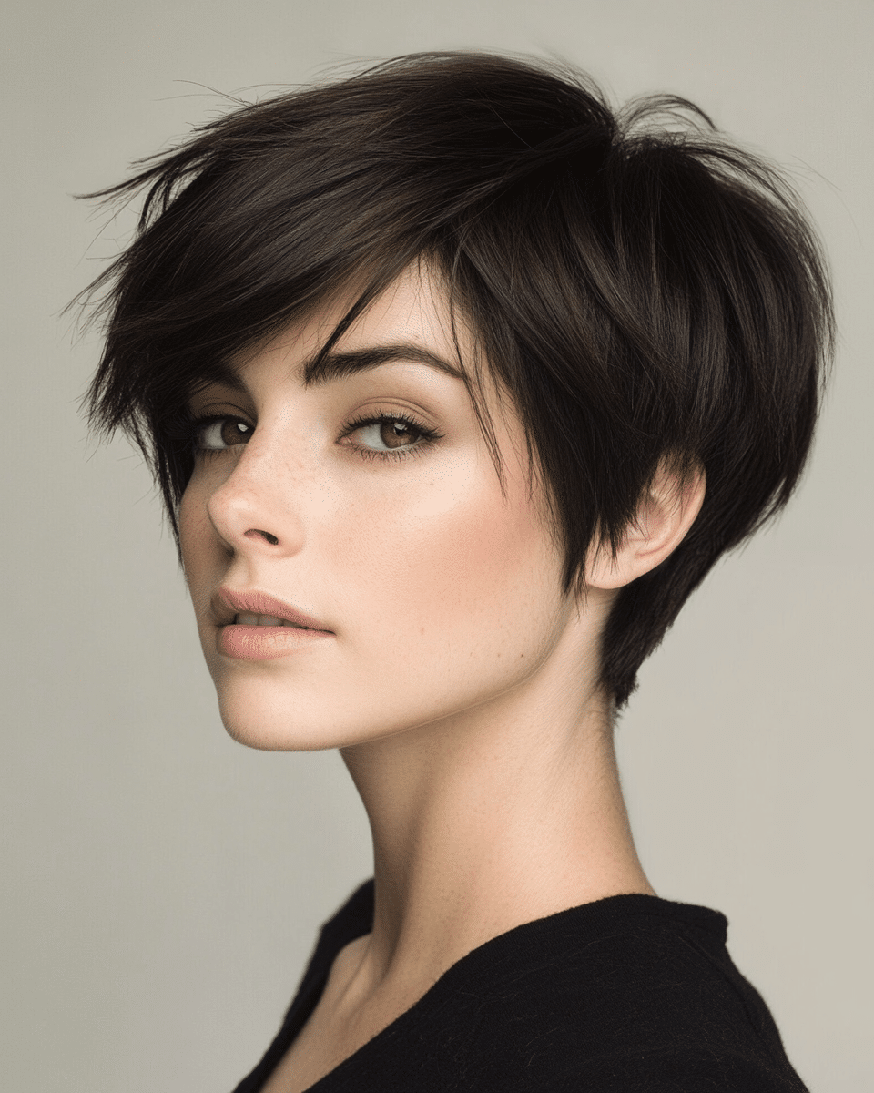 khaoula0921_A_STILL_OF_Stacked_Pixie_Bob_A_fusion_of_a_pixie__89845fe3-2e5d-4c30-bad5-08b06fef8ad4_3 10 Pixie Haircuts for Older Women with Fringe: Layered Honey Blonde Pixie with Feathered Texture