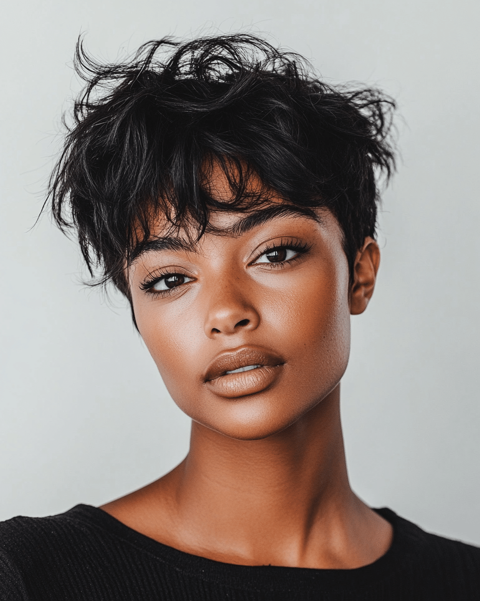 khaoula0921_A_STILL_OF_Textured_Crop_A_Black_woman_with_a_tex_6e4bdcb4-b9c3-442c-946f-23050bcf2cd3_3 Top 13 Short Hairstyles for Black Women: Bold, Stylish, and Low-Maintenance