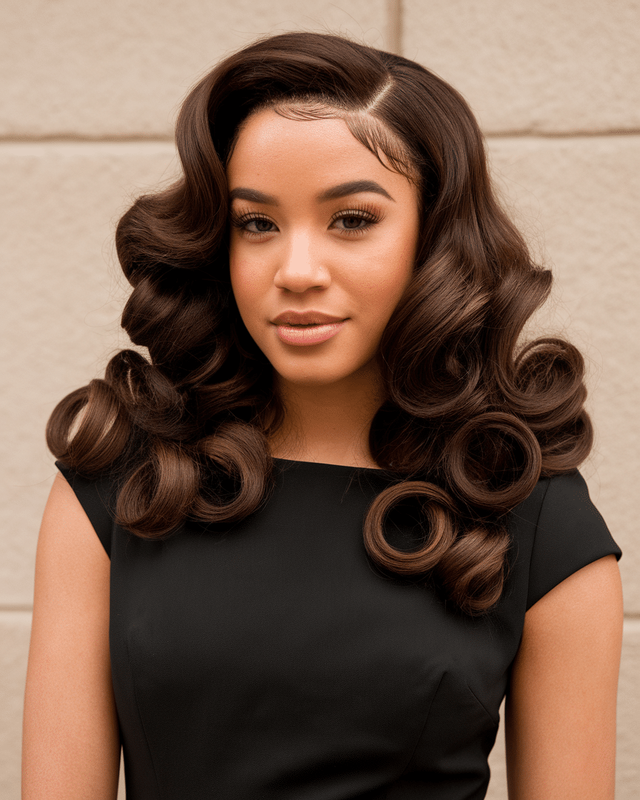 Classy Curled Elegance: 15 Prom Hairstyles for the Perfect Look