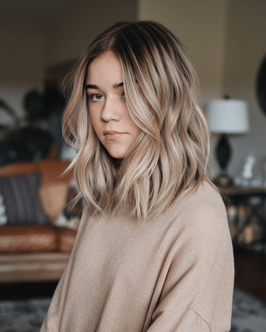 23 Gorgeous Winter Blonde Balayage Looks for 2025