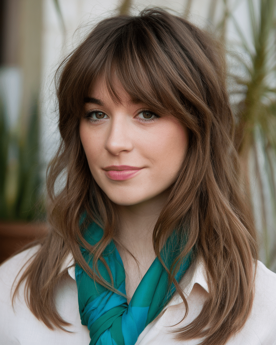 16 Trendy Haircuts for Medium Hair: Layers, Bangs, and Face-Framing