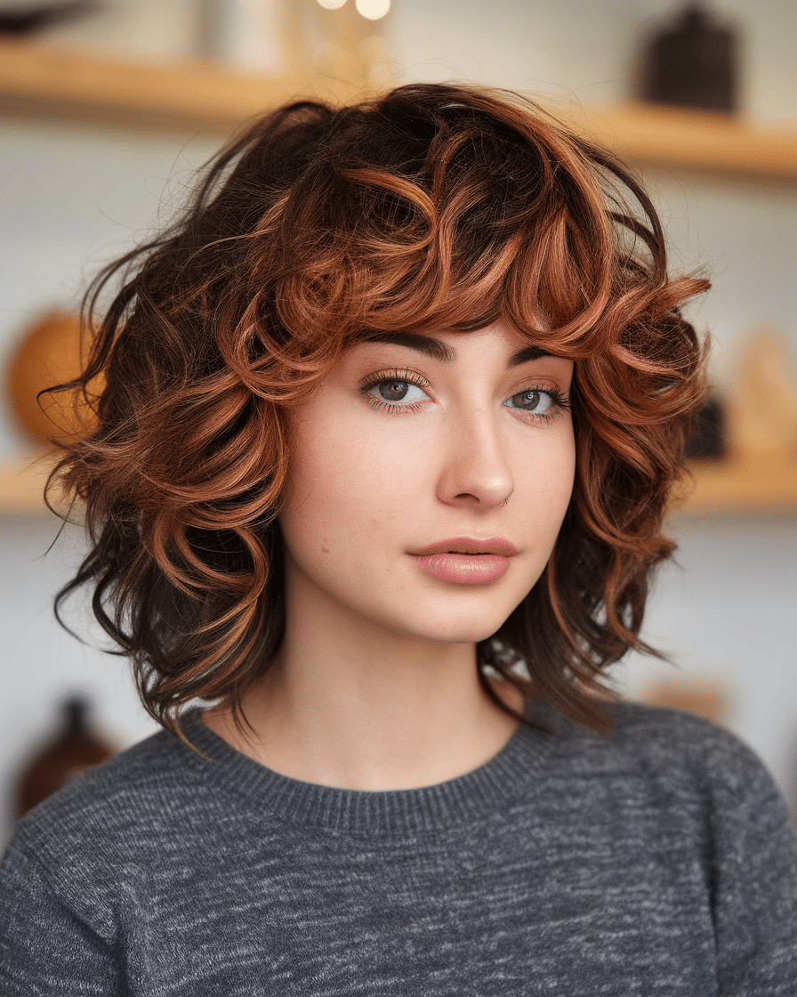 13 Haircuts with Cinnamon Swirl Curls