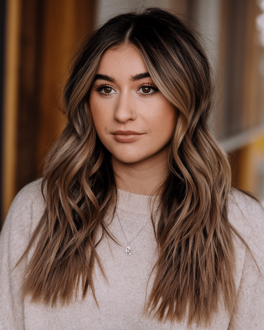 18 Low Maintenance Brunette Balayage Hair Ideas You Must Try in 2025