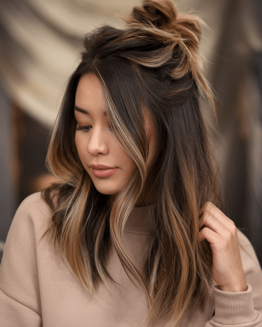 18 Low Maintenance Brunette Balayage Hair Ideas You Must Try in 2025