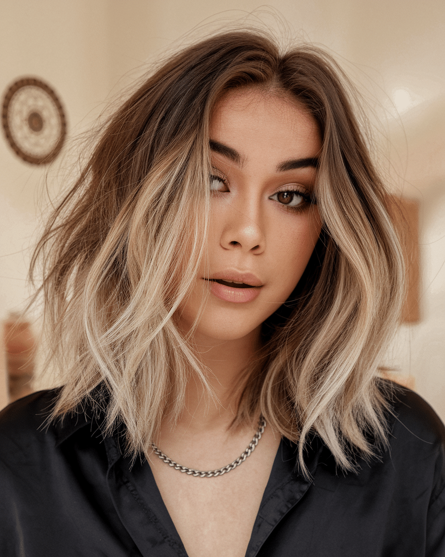 17 Wavy Lob Haircuts for Effortless Glamour