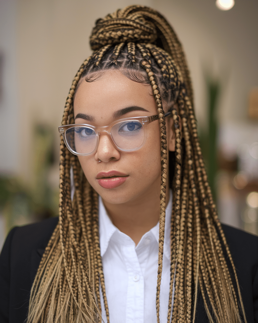 22 Stunning Box Braid Hairstyles