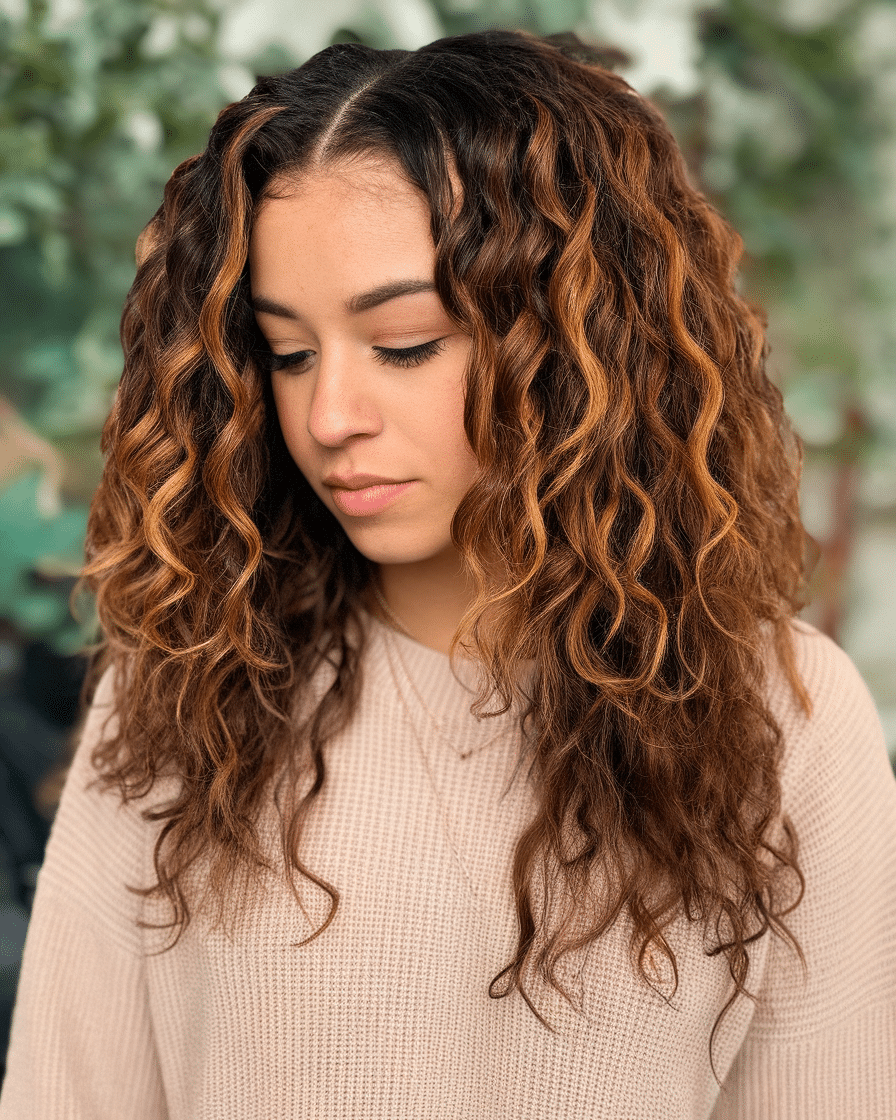 Curly Hair with Highlights Caramel: 14 Stunning Ideas for a Radiant Look