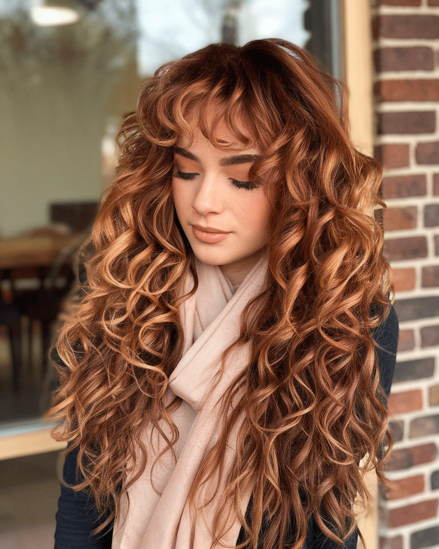 13 Haircuts with Cinnamon Swirl Curls