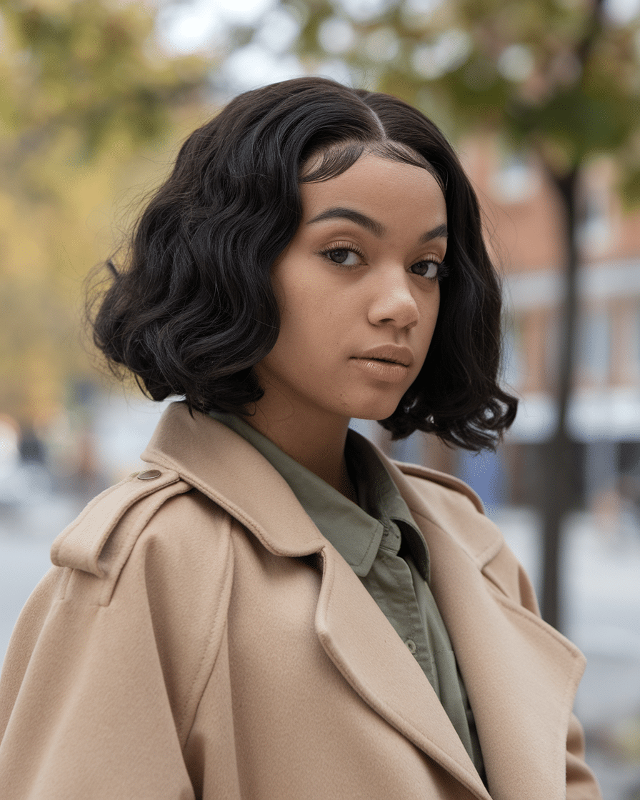 20 Classic Fall Bob Hairstyles for Black Women with Short Hair