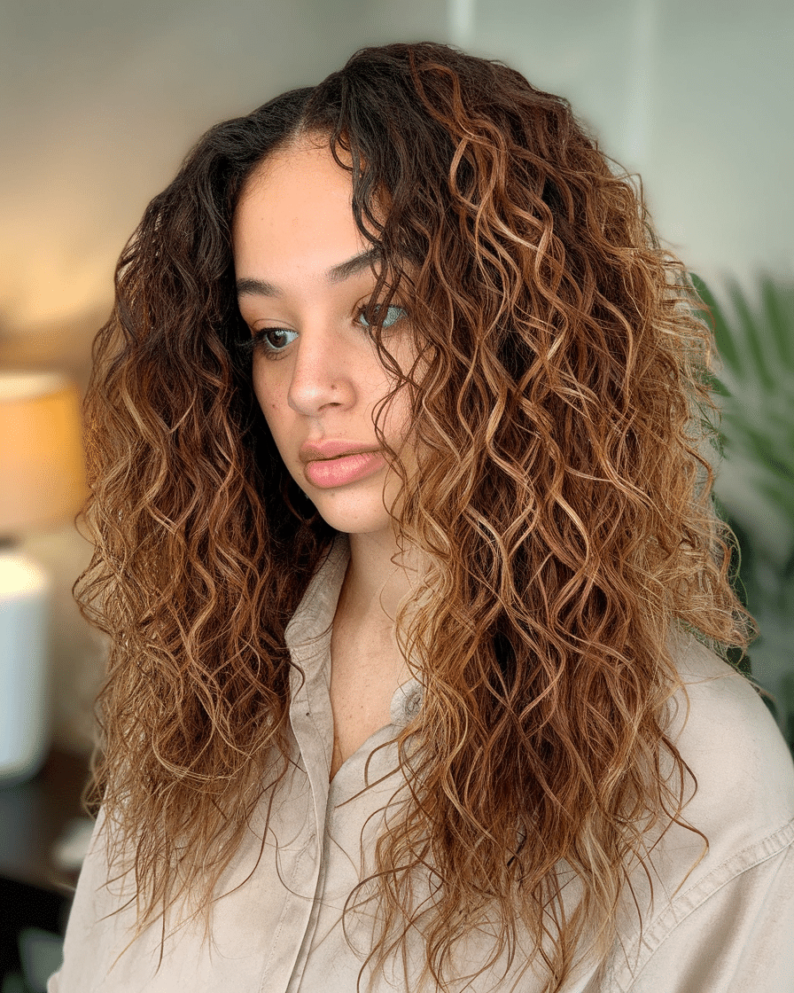 Curly Hair with Highlights Caramel: 14 Stunning Ideas for a Radiant Look