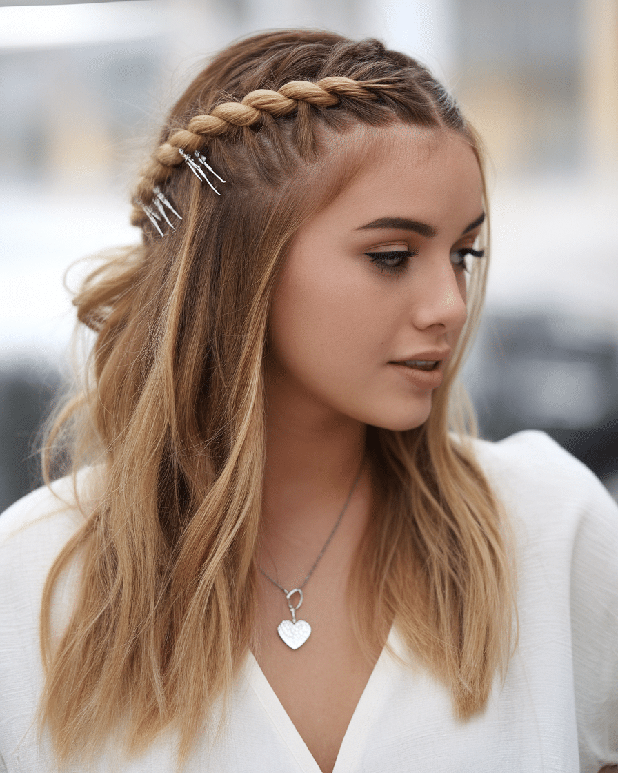 Chic and Charming: 15 Half Up Half Down Prom Hairstyles