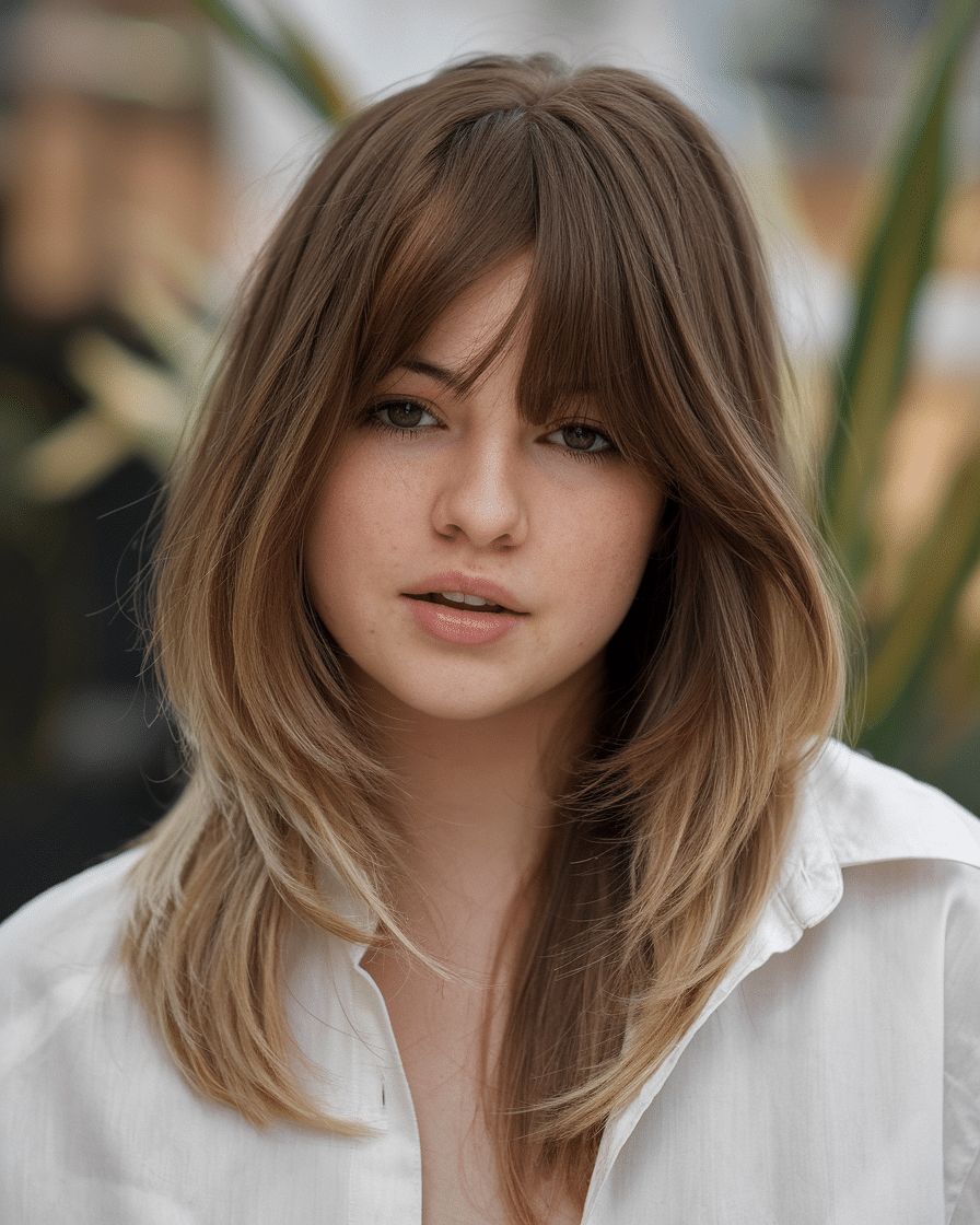 22 Gorgeous Long Haircuts with Bangs for 2025