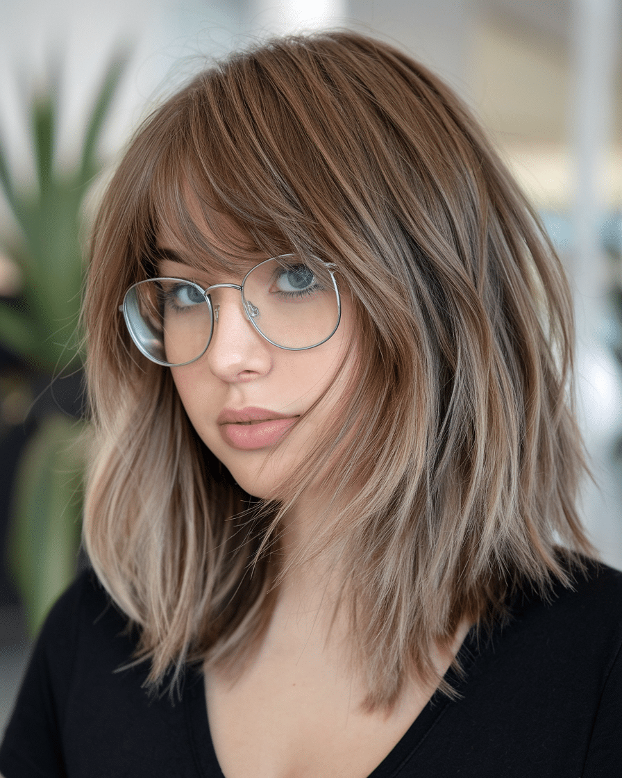 24 Stunning Winter Hairstyles with Bangs for 2025