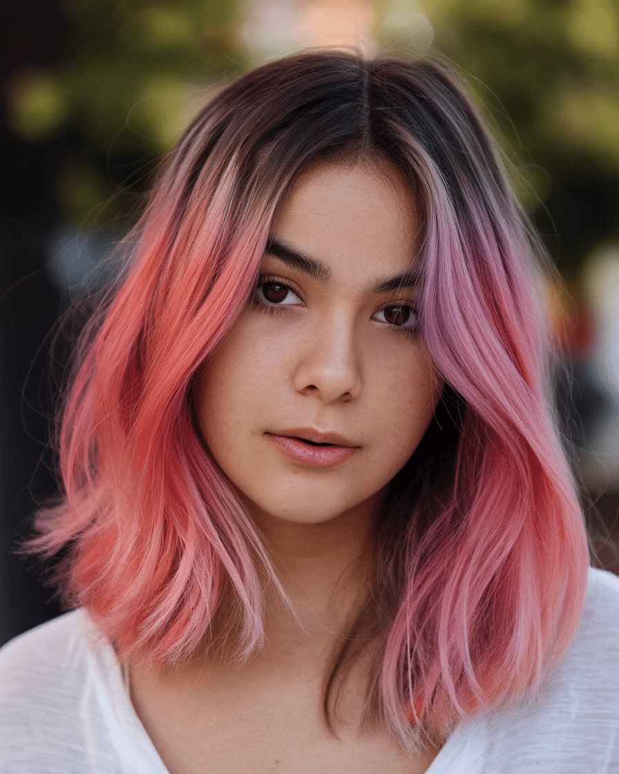 19 Gorgeous Lob Haircuts with Balayage, Highlights, and Trendy Colors