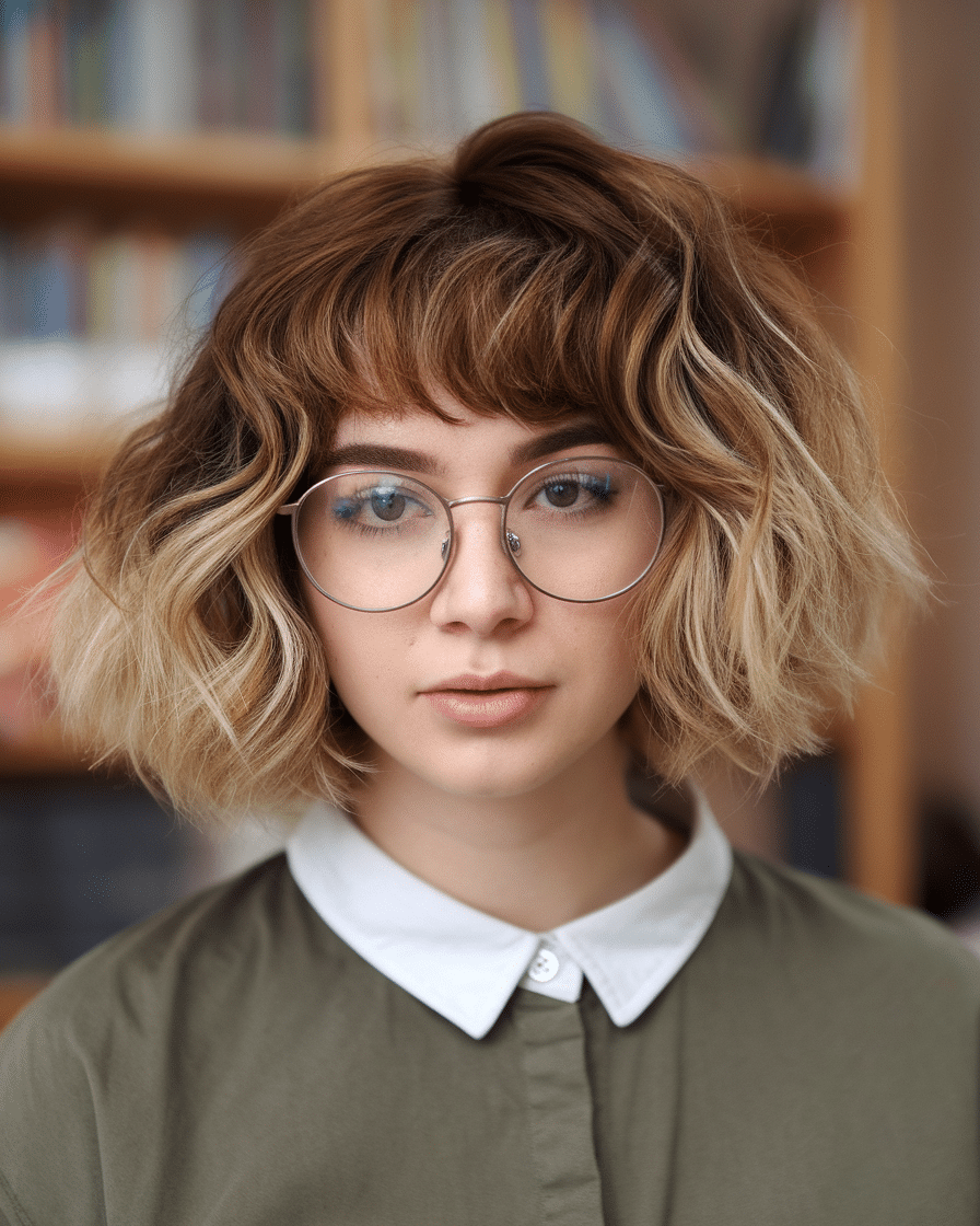 25 Charming Jaw-Length Curly Bob Hairstyles