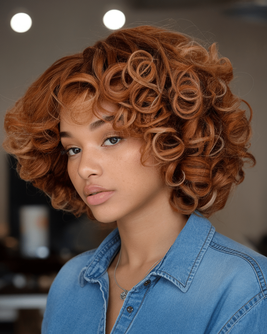 13 Haircuts with Cinnamon Swirl Curls