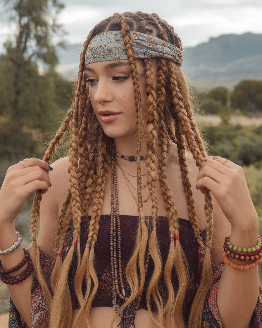 20 Trending Boho Braids for Long Hair