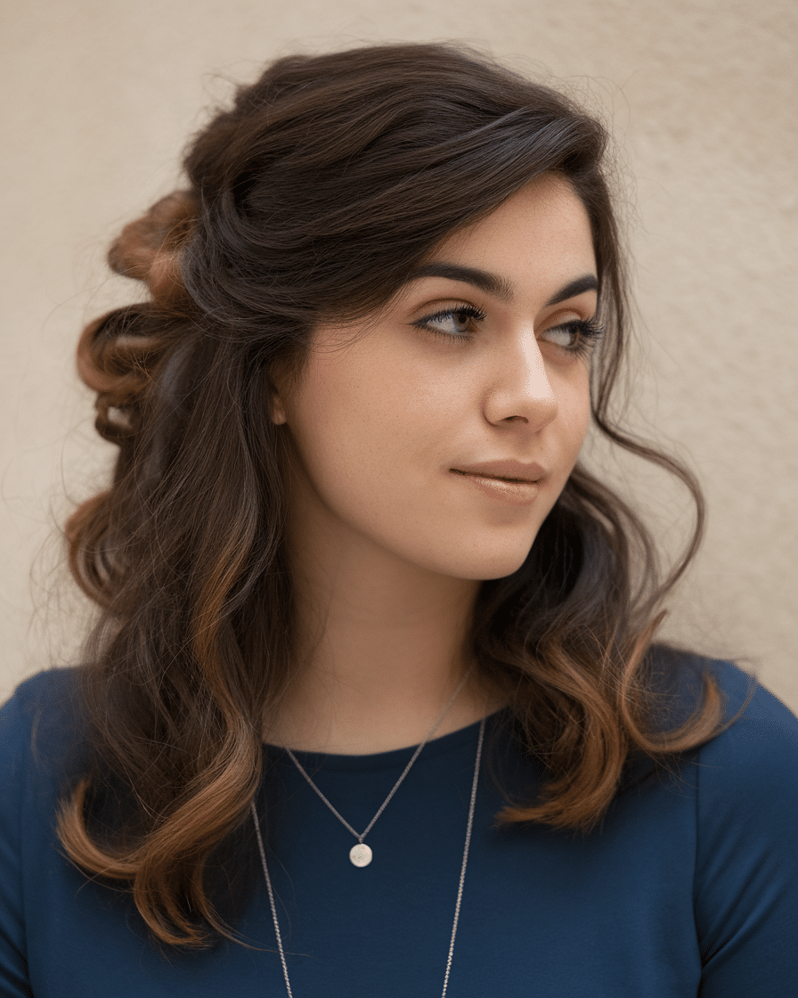 Chic and Charming: 15 Half Up Half Down Prom Hairstyles