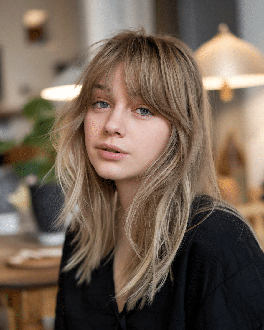 24 Stunning Winter Hairstyles with Bangs for 2025