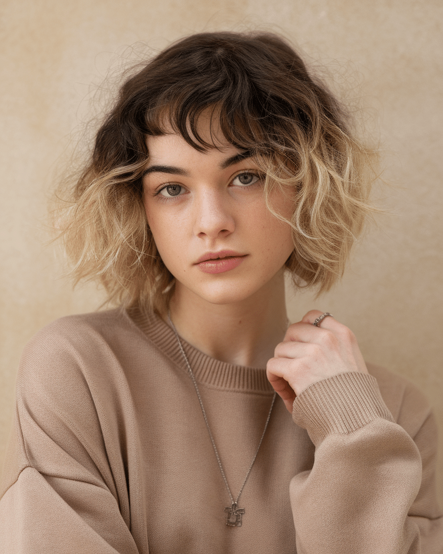 25 Charming Jaw-Length Curly Bob Hairstyles