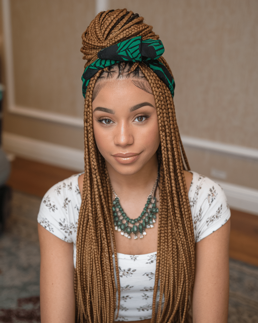 22 Stunning Box Braid Hairstyles