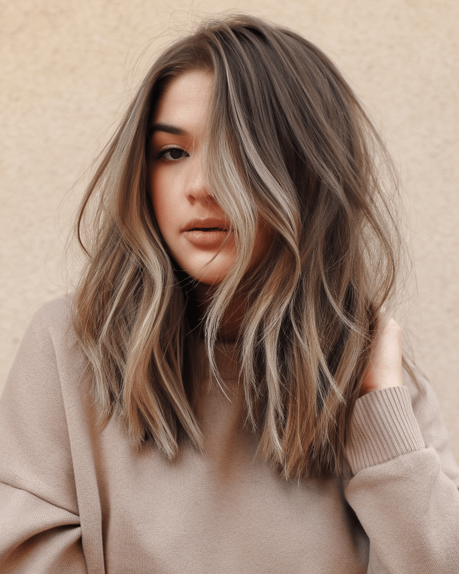 17 Wavy Lob Haircuts for Effortless Glamour