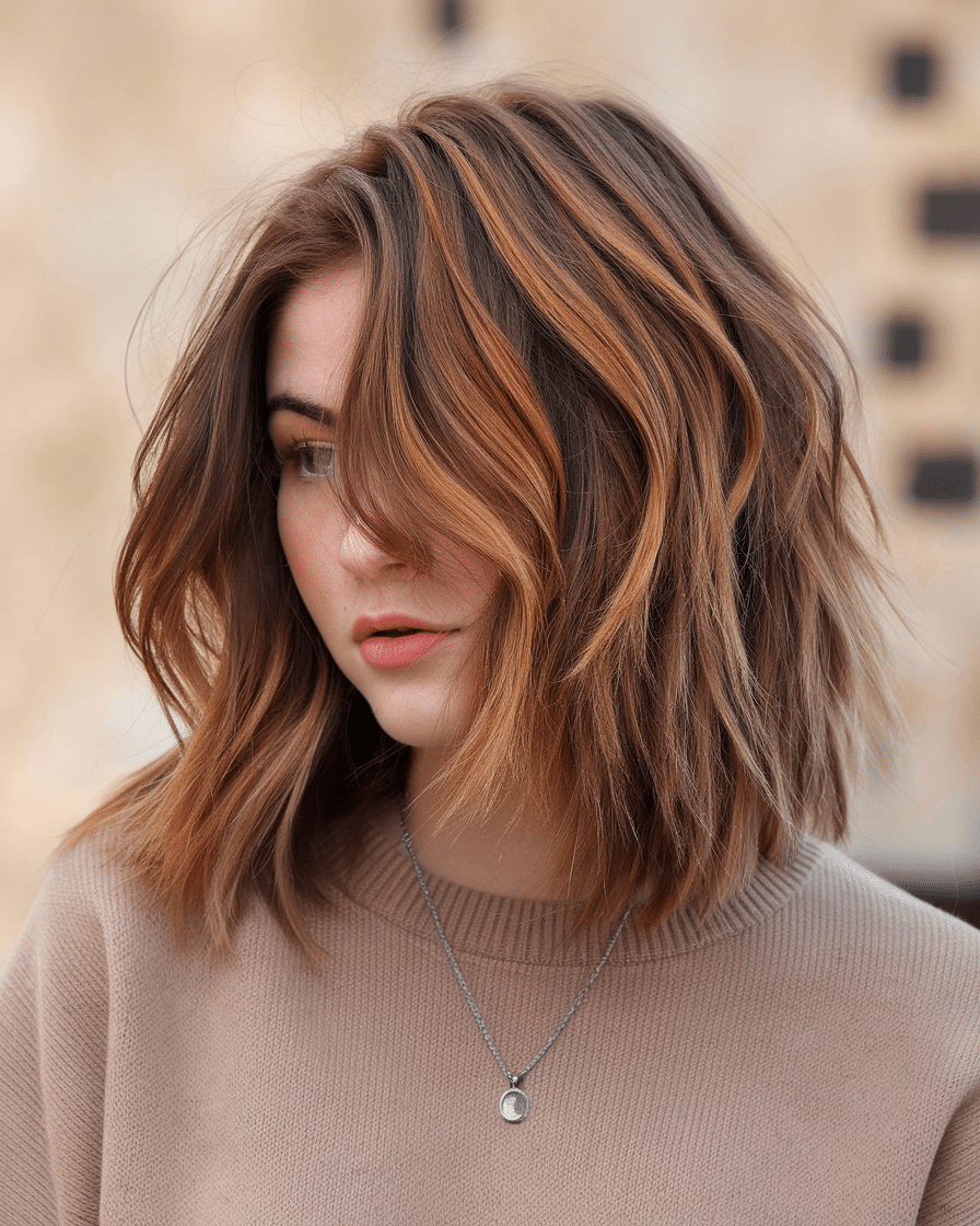 17 Wavy Lob Haircuts for Effortless Glamour