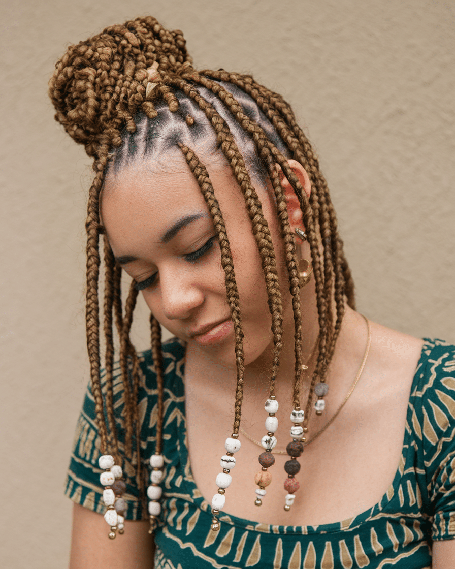 22 Stunning Box Braid Hairstyles