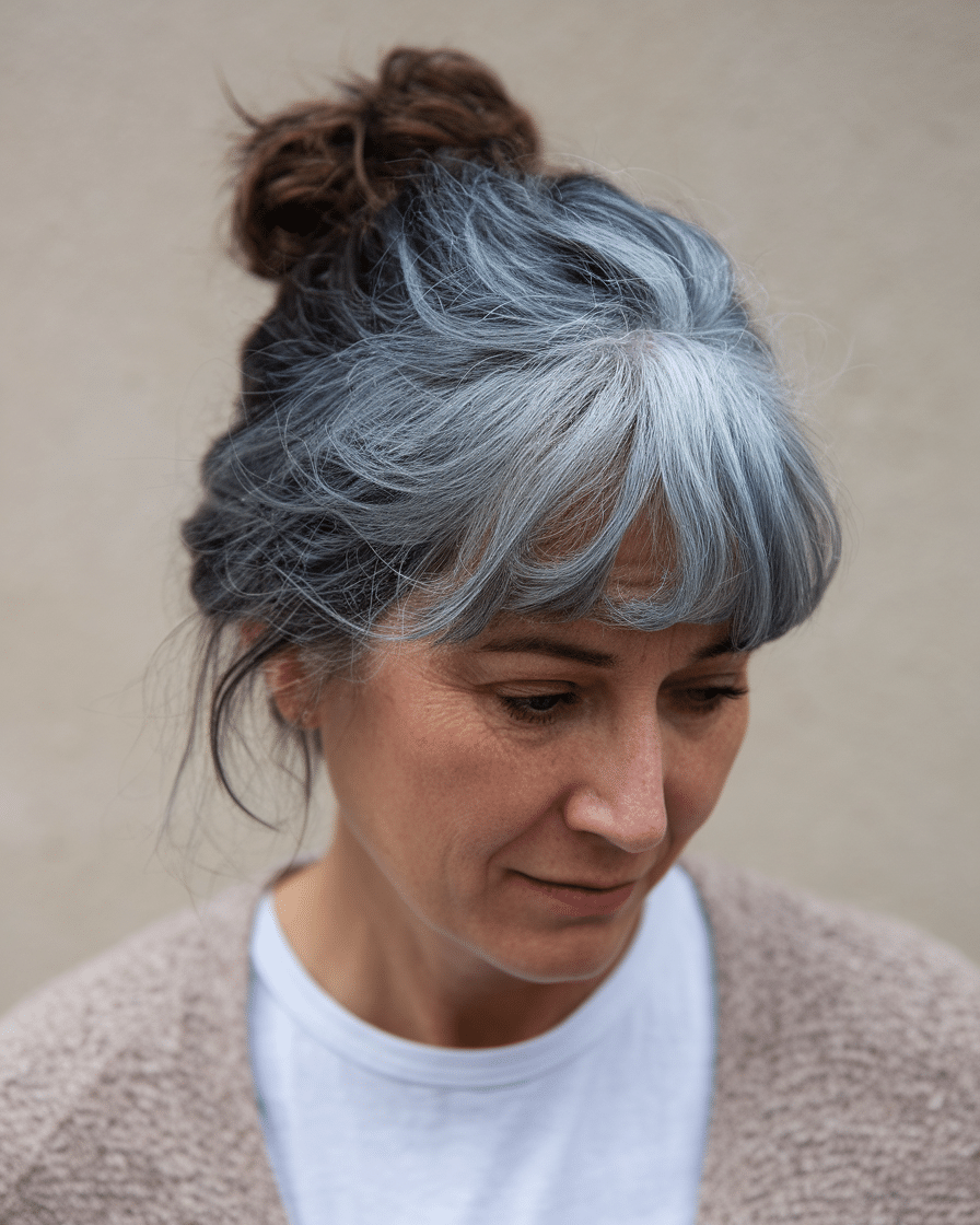 17 Gray Highlights for Brown Hair Over 50: Stylish Ways to Look Chic