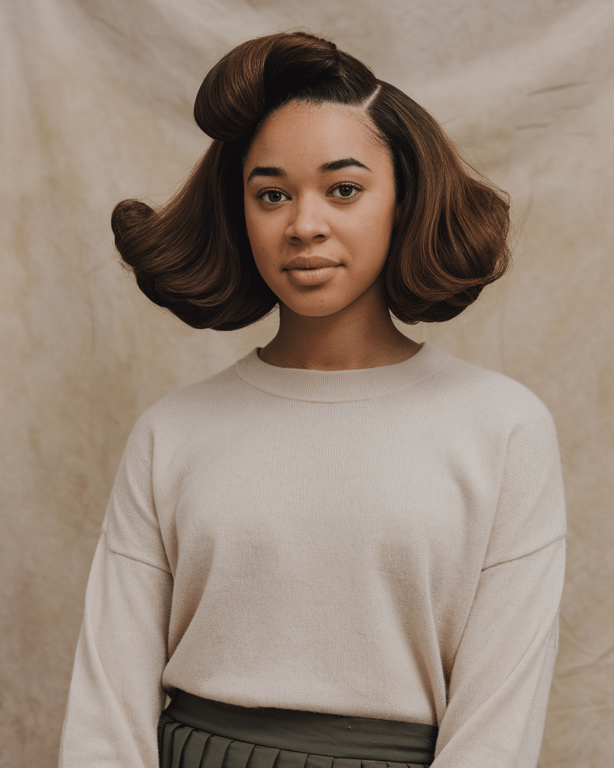 20 Classic Fall Bob Hairstyles for Black Women with Short Hair