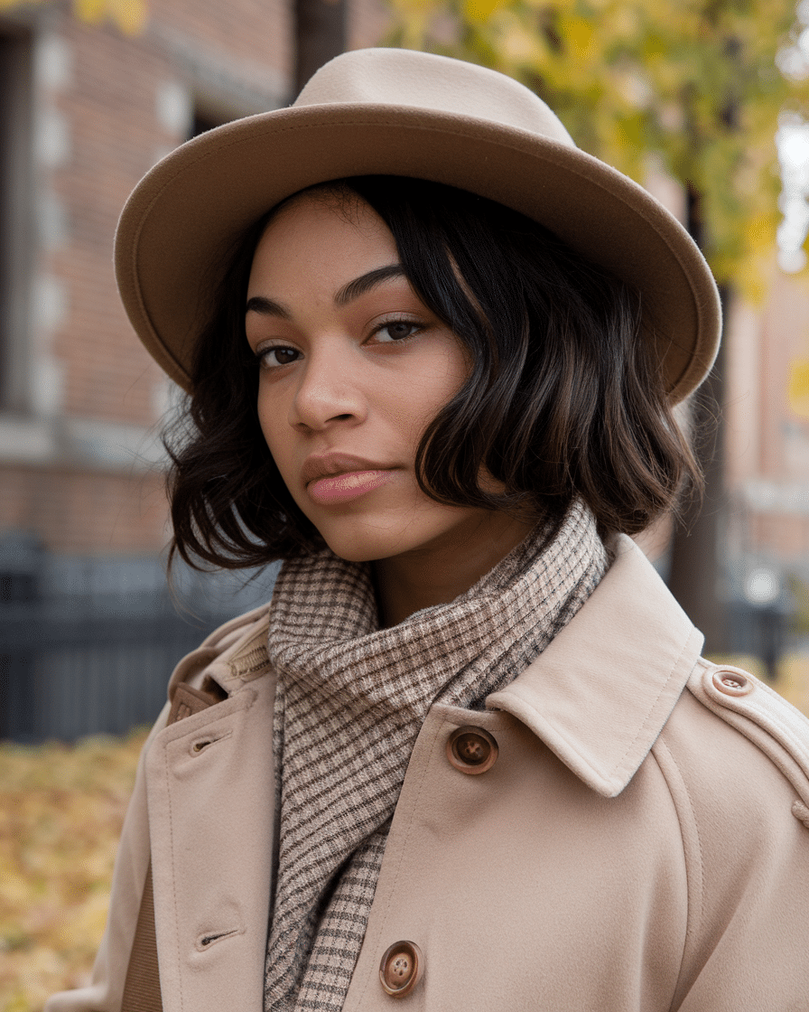 20 Classic Fall Bob Hairstyles for Black Women with Short Hair