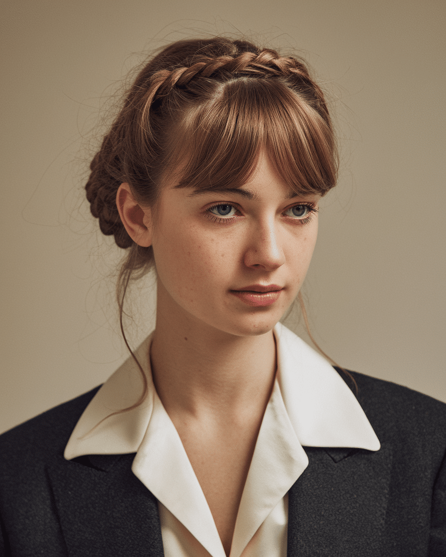 a-still-of-a-young-female-woman-with-a-f__A31NidzQgWh9I-O-y-lGQ_c_rwm55cTM--wfsSYofH9Q 20 Stylish Weddings Haircuts with Bangs