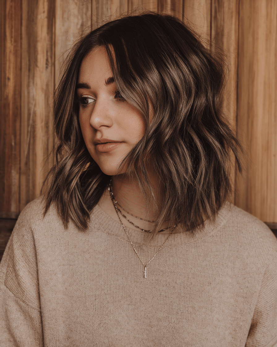 17 Wavy Lob Haircuts for Effortless Glamour