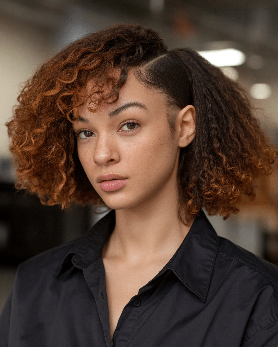 22 Chin-Length Hairstyles for Curly-Haired Women