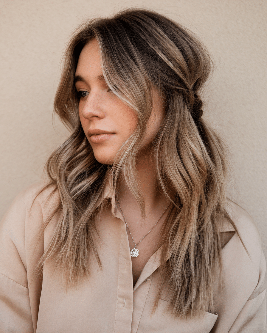 22 Trendy Ashy Bronde Balayage Hairstyle Ideas