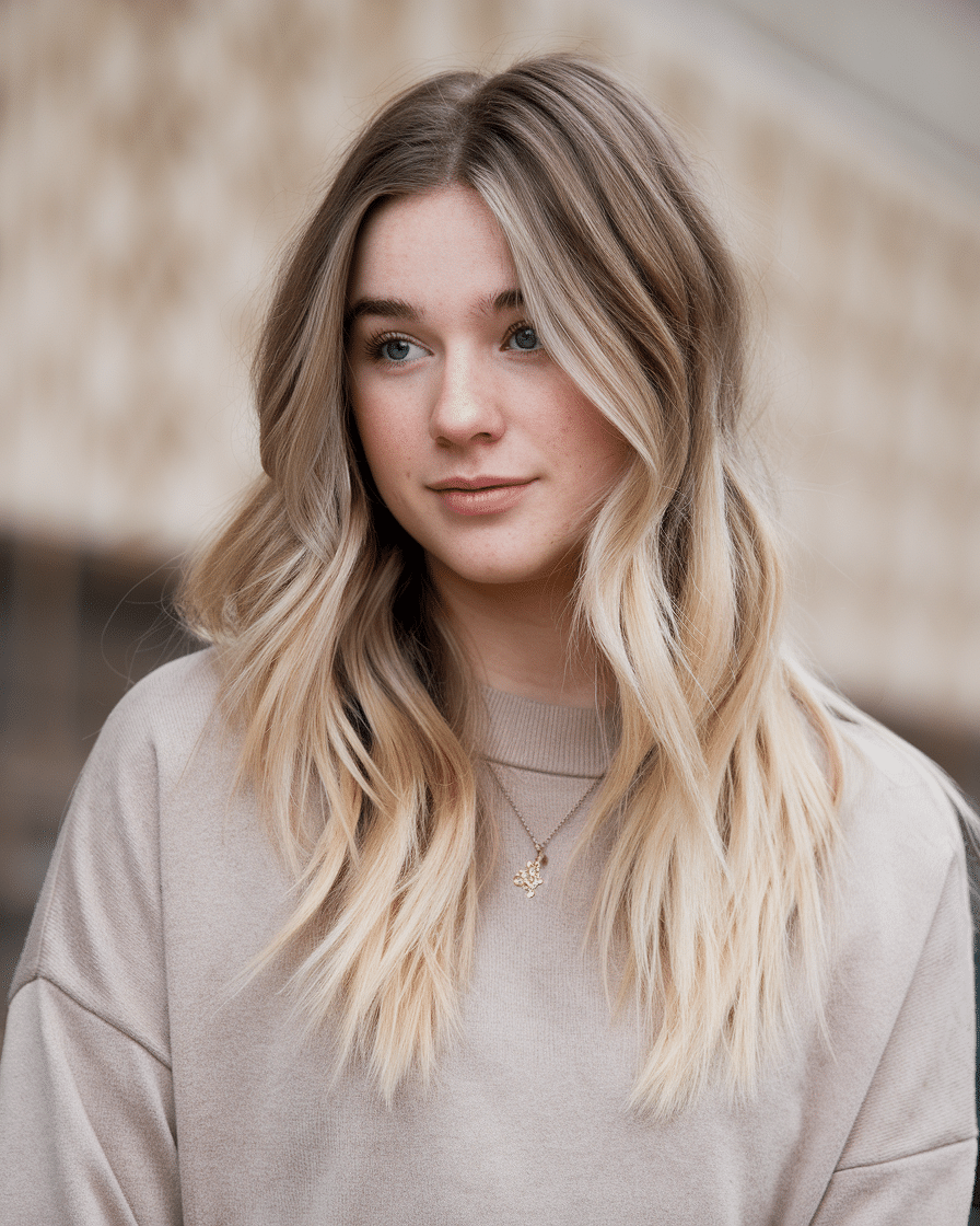 23 Gorgeous Winter Blonde Balayage Looks for 2025