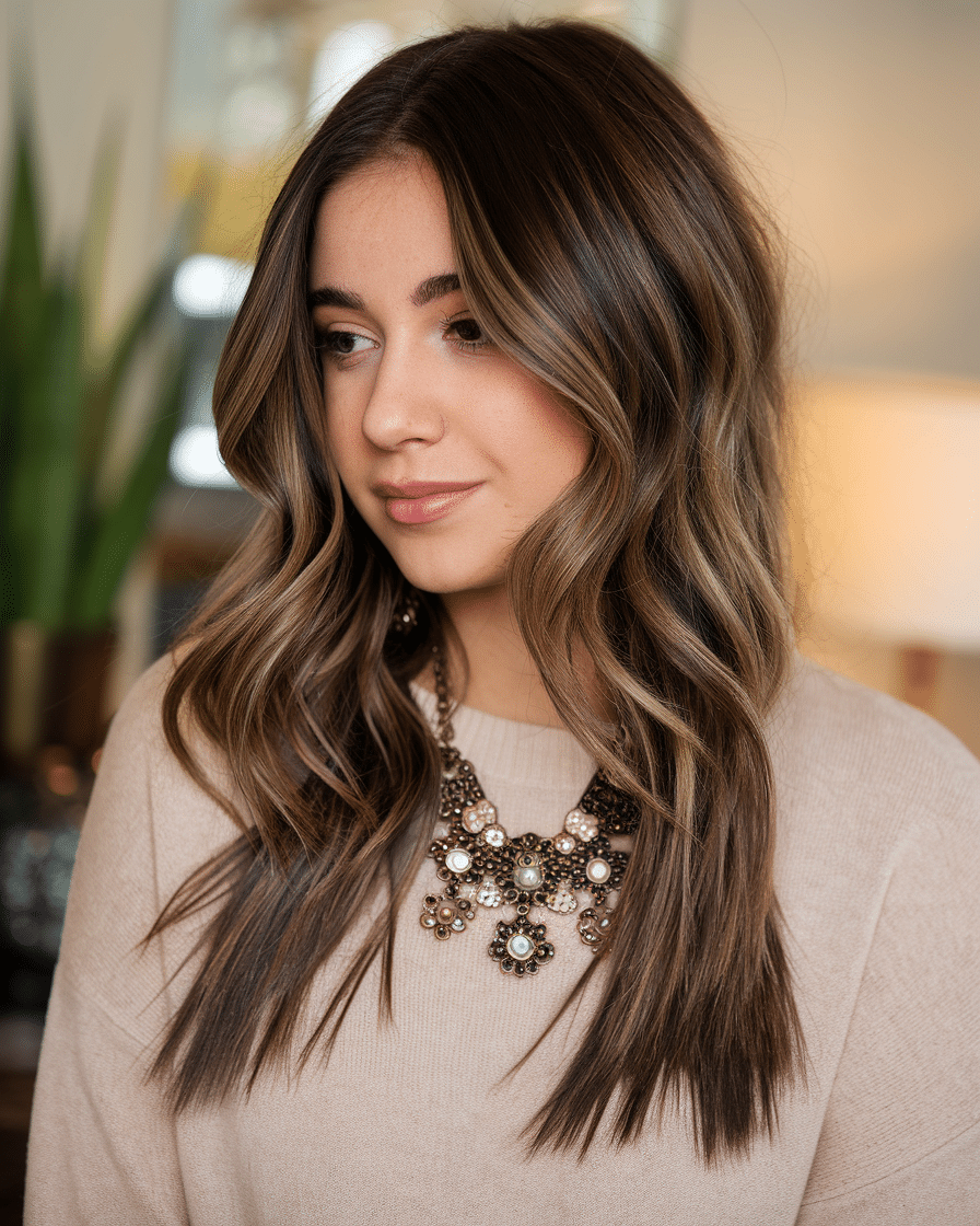 18 Low Maintenance Brunette Balayage Hair Ideas You Must Try in 2025