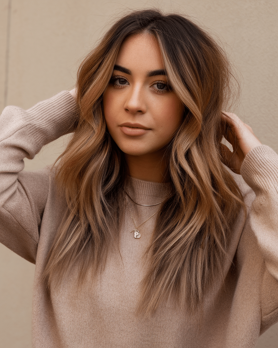 18 Brunette Caramel Balayage Styles Trending This Year