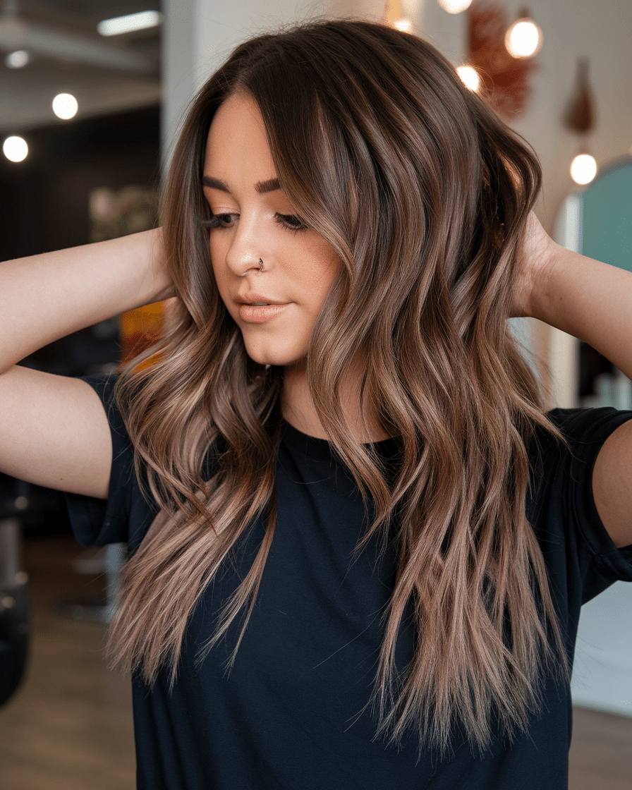 18 Low Maintenance Brunette Balayage Hair Ideas You Must Try in 2025